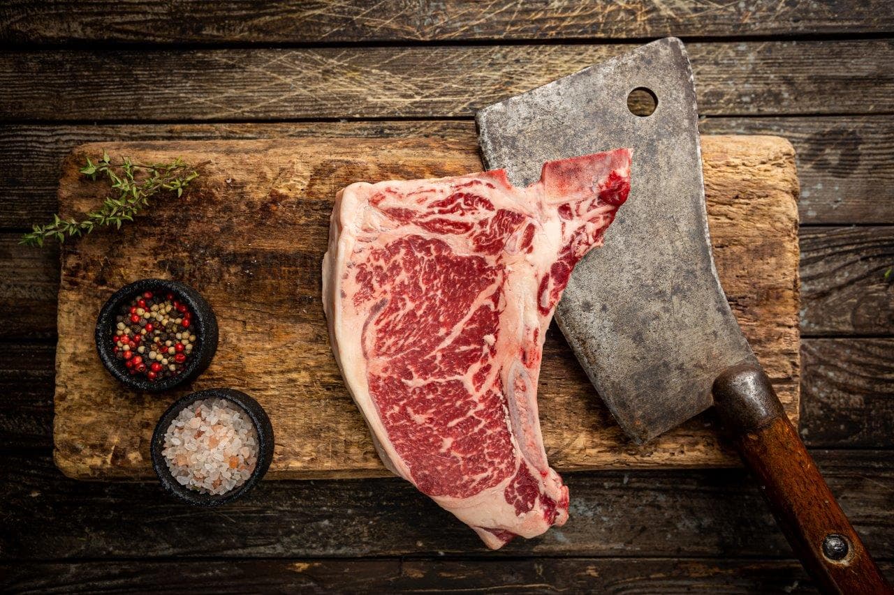 Boucherie avec viande de ferme de la région